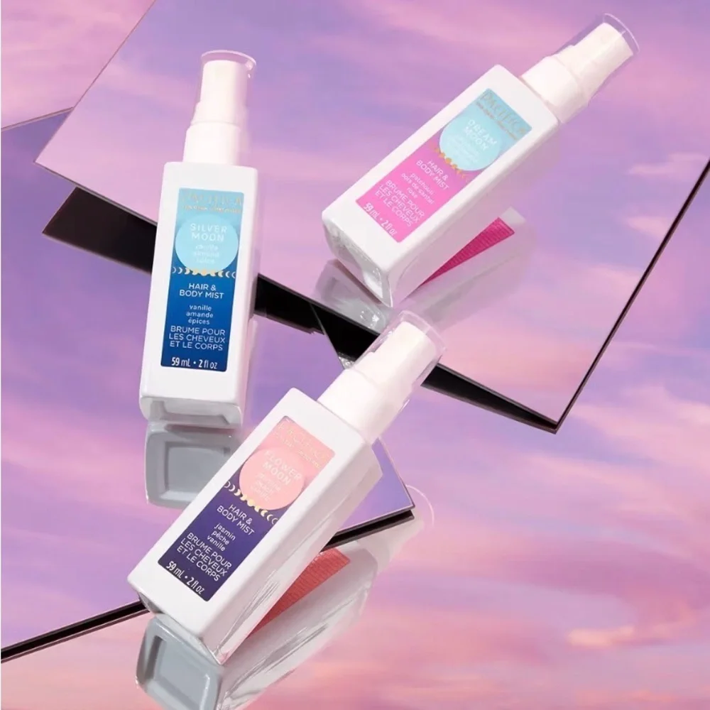 🌙 Pacifica Moon Mood Hair & Body Mist Set | Vegan | 3-Piece Gift Set